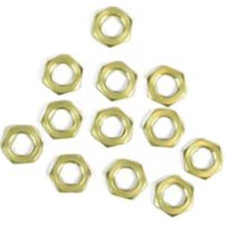 Jandorf Nuts Hex 1/8Ip Solid Brs 60169, 12PK 3404324